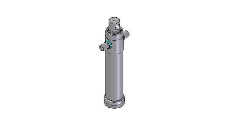 3025F - CYLINDRE TÉLESCOPIQUE STANDARD/ORIFICE 2 ÉTAPES DÉPLACEMENT 895 DIAMÈTRE 95