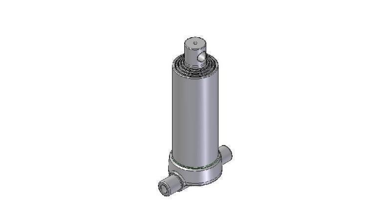 3544F -TELESCOPISK CYLINDER INFERIOR – HUL 4 GRADER SLAG 1050 FI 124