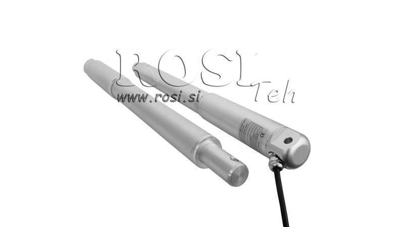 ELEKTRISK CYLINDER 12V 150kg-5mm/sec SLAG 500mm