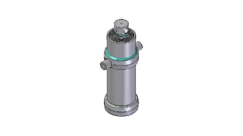 4046F -TELESCOPISK CYLINDER STANDARD/HUL 4 TRIN SLAG 1690 FI 170