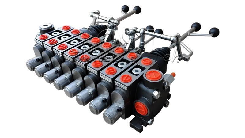 HYDRAULISK VENTIL HIAB 8xPC70 2X EURO JOYSTICK 3 POS