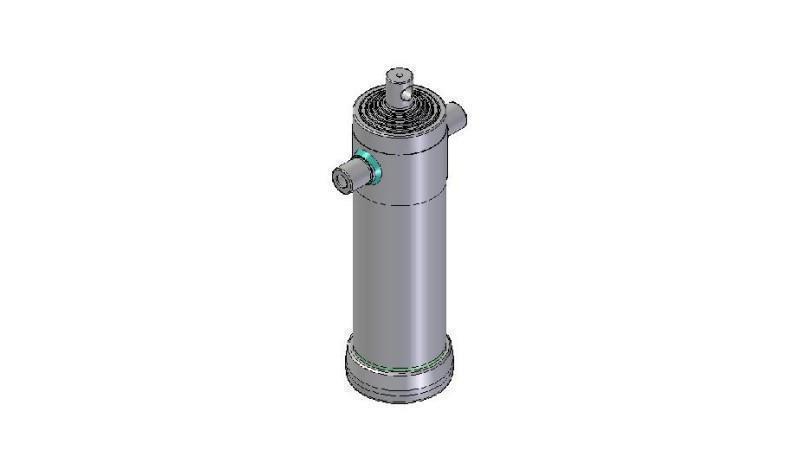 6011F -TELESCOPISK CYLINDER STANDARD/HUL 6 TRIN BEVÆGELSE 2557 FI 152
