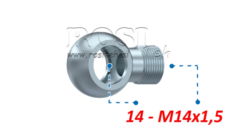 HYDRAULIK AUGENANSCHLUSS M14x1,5-14