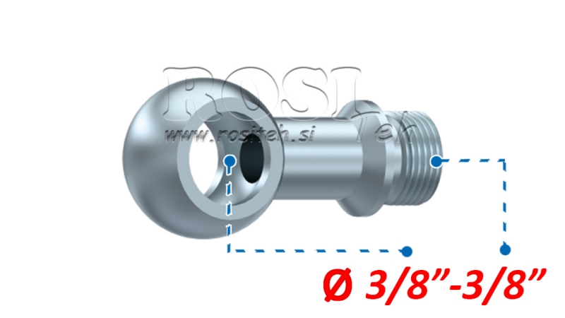 HIDRAVLIČNI PRIKLJUČEK OČESNI 3/8-3/8