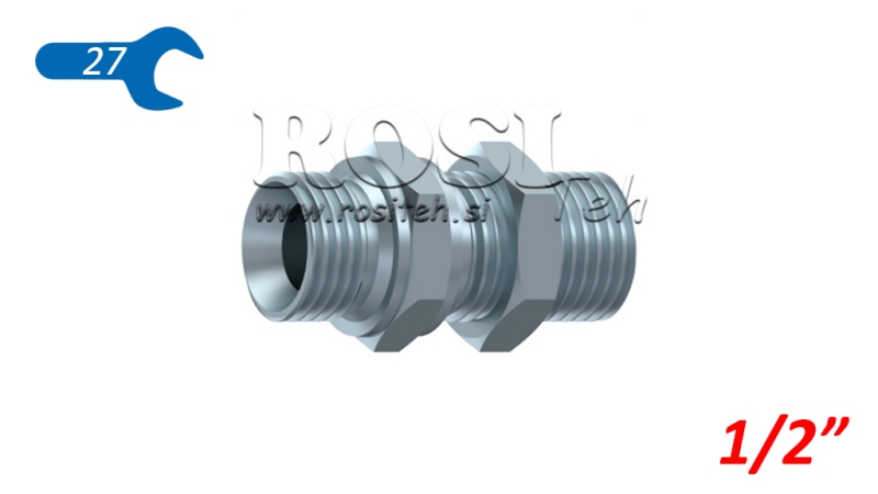 HYDRAULISK DIVERTER BSP FORLÆNGET 1/2