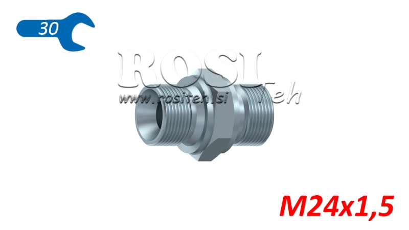 HYDRAULIK DOPPELSCHRAUBE BSP M24x1,5