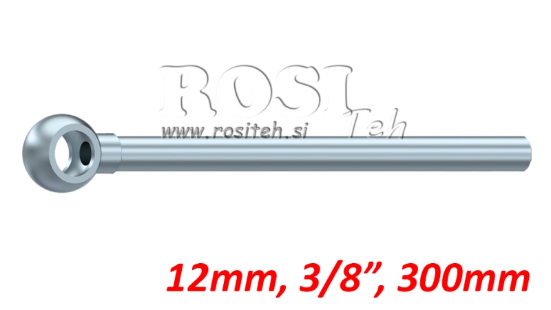 METALLROHR MIT RING 3/8 300mm
