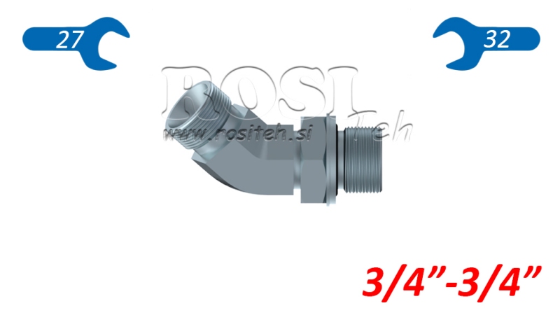 HYDRAULISK FORBINDELSE FITTING NZ