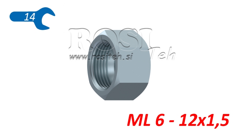 HYDRAULIKMUTTER ML 6 - 12x1,5