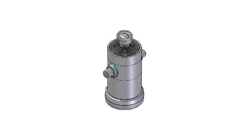 9013S -TELESCOPISK CYLINDER STANDARD/BALL 9 TRIN SLAG 2960 DIAMETER 240