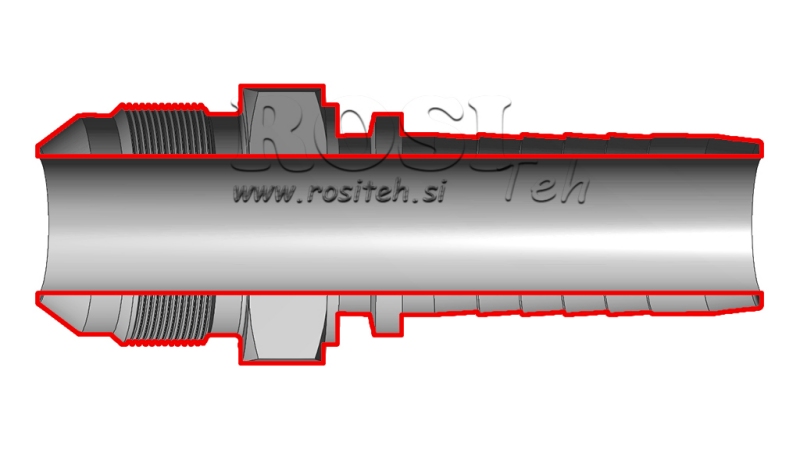 HYDRAULISK FORBINDELSE AGJ JIC74° HANN DN6-9/16”-18