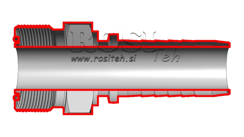 HYDRAULISK FORBINDELSE AGORFS HANN DN13-13/16-16