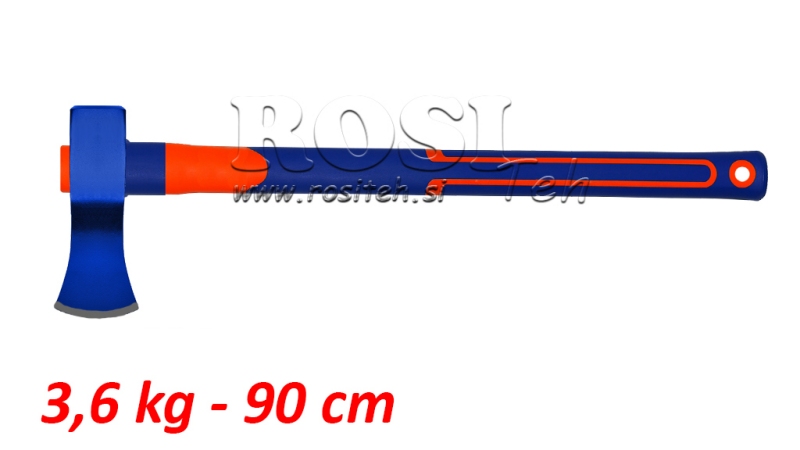 HOLZSPALTER AXT MIT CARBONSTIEL - A621 3,6 kg - 90 cm