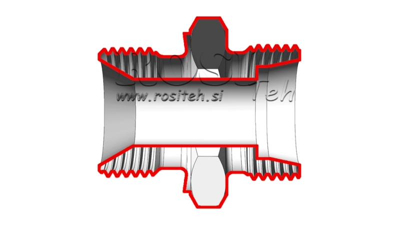 HYDRAULIKVERSCHRAUBUNG AS14-BSP1/2