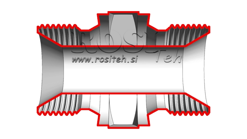 HYDRAULIK DOPPELSCHRAUBE BSP M24x1,5