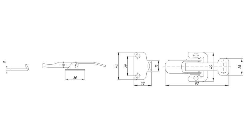 BORDWANDVERSCHLUSS TYP NAPA L