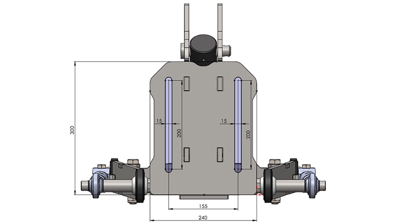 UNIVERSALE FRONTHYDRAULIK CAT. 1 - ECO FÜR TRAKTOR