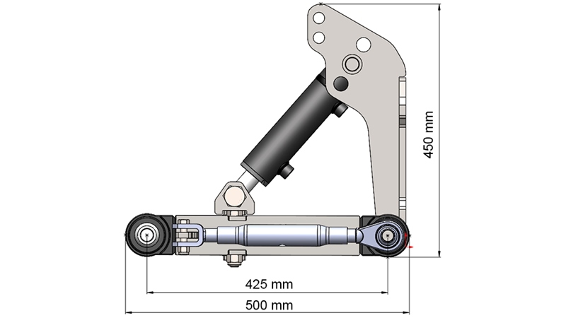 UNIVERSALE FRONTHYDRAULIK CAT. 1 - ECO FÜR TRAKTOR