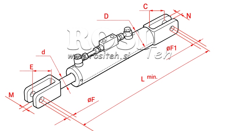 SEITLICHE HUBSTREBENVERSTELLUNG - CASE-IH 80/40min.520 tip (1) fi 26/22