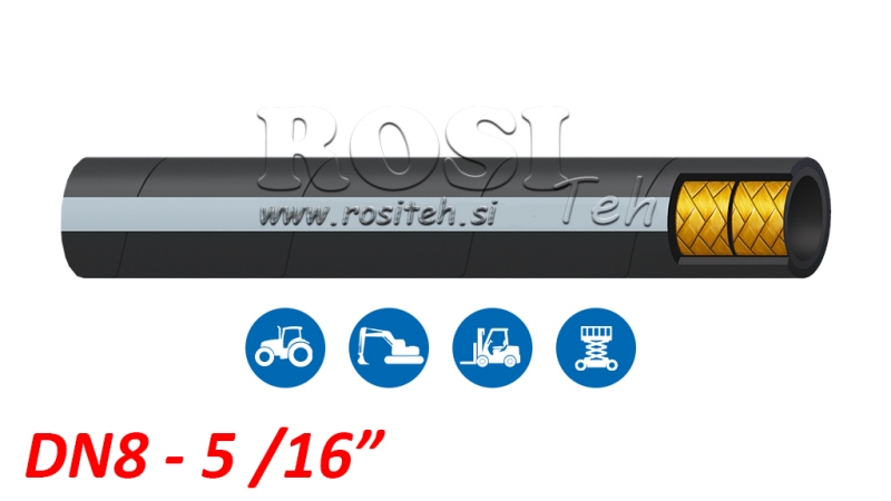 HYDRAULIKSLANGE DN8 2SN (5/16) 350BAR