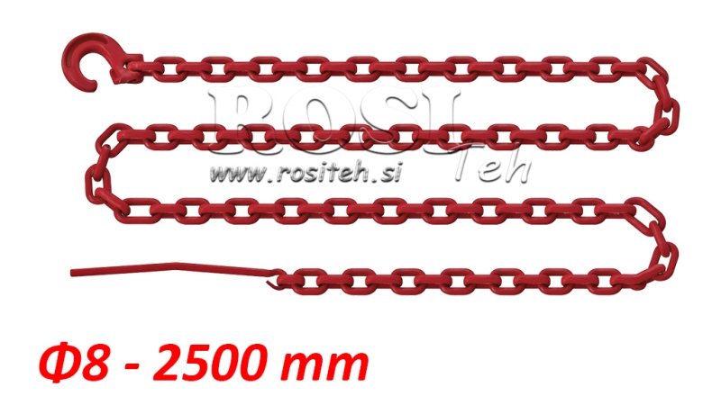 METSÄTALOUSTEKETJU KOKO 8-2500MM