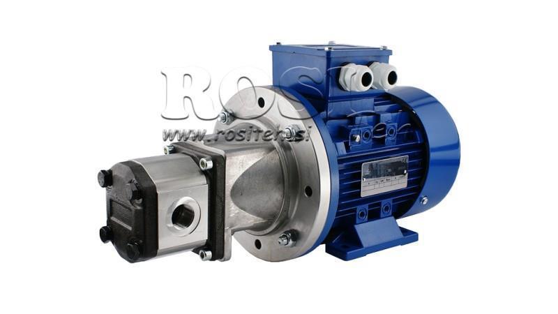HYDRAULIKPUMPENBAUGRUPPE 2 20 ccm ELEKTROMOTOR 3-phasig - 7.5 KW (Durchfluss = 29 Liter/min)