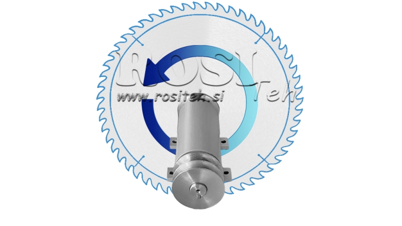 STØBEJERNS CIRKELSAVAKSEL 400MM (VENSTRE GEVIND)