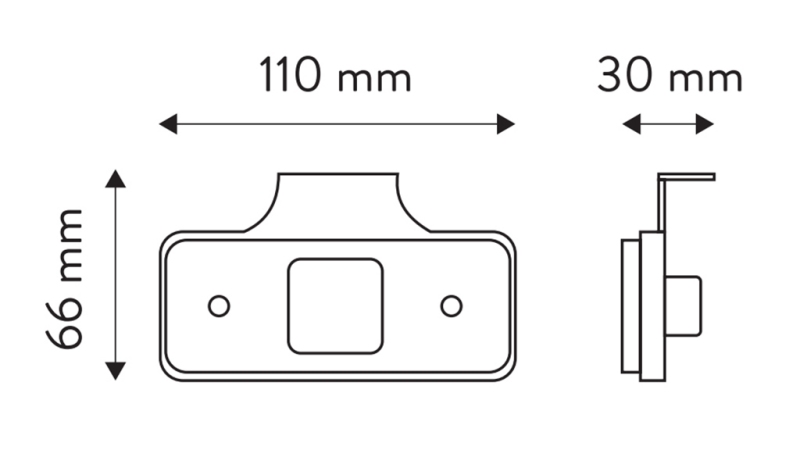 LED MARKIERUNGSLICHT WEISS 12V
