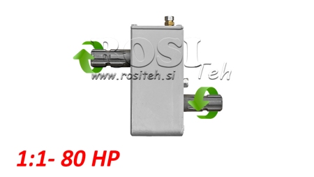 UMKEHRGETRIEBE FÜR TRAKTOR - INVERSION 1:1 (80PS-60kW) STUMMEL-STUMMEL