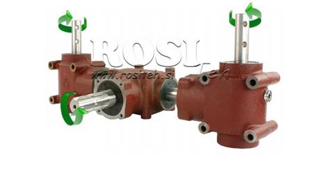 SET VON REDUZIERERN 1:1.3 (27PS-20kW) FÜR STREUER L:450 GUSS