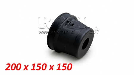 KARDANWELLE SCHÜTZUNGSTOPF PVC 200x150x150