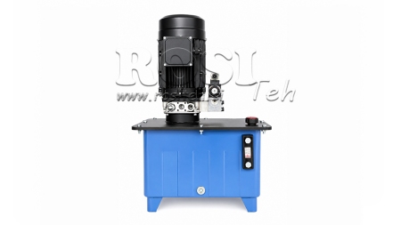 MINI HYDRAULIKAGGREGAT 380V AC (4 kW) - 8 cc - 12 lit/min - tank 25 lit