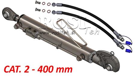 HYDRAULISK TOPPSTÅNG - AUTOMATISK - CAT. 2 - 63/35-400 (45-95 HP) (25,4 mm)