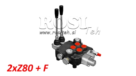 HYDRAULIKVENTIL 2xZ80 +  SCHWIMMSTELLUNG
