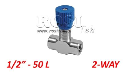 FLØDEREGULATOR VRFB - DEMPEVENTIL 1/2 TO-VEI - 50LIT