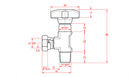 HYDRAULISCHE VENTIL FÜR MANOMETER