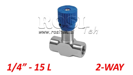 VOO REGULAATOR VRFB - TÕMBEVENTIIL 1/4 KAKS-SUUNALINE - 15LIT