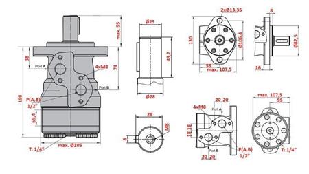 HYDRAULIKMOTOR MR 400