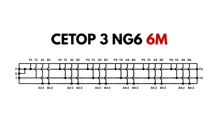 SOCKEL CETOP3 NG6 6M