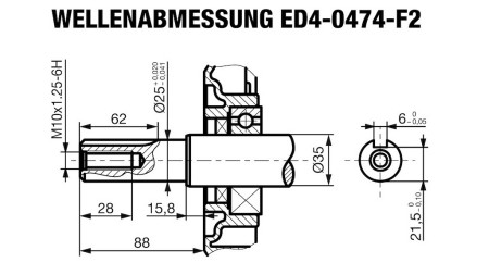 dieselmotor 474cc-8.0kW-3.600 RPM-E-KW25x88-elektrisk start