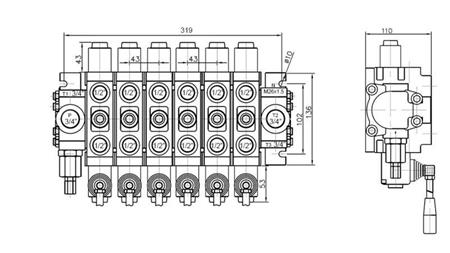 HYDRAULISK VENTIL 6xPC70