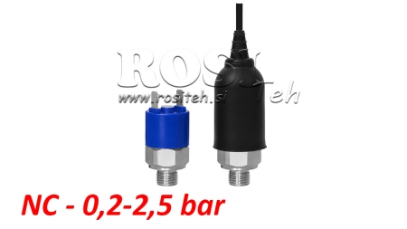 HYDRAULISCHE DRUKSCHAKELAAR K4 - NC  0.2-2.5 BAR (MAX.25BAR)
