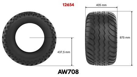 400/60-15,5 ANHÄNGERREIFEN AW708 (14 PR)