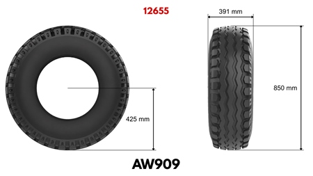 15,0/55-17 ANHÄNGERREIFEN AW909 (14 PR)