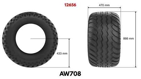 19,0/45-17 ANHÄNGERREIFEN AW708 (14 PR)