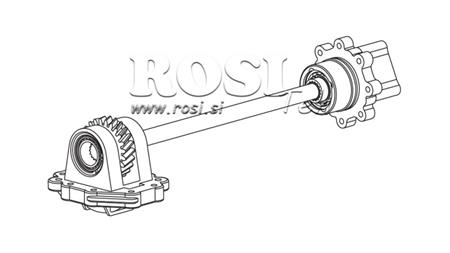 UDGANG TIL HYDRAULISK PUMPE - SCANIA GRS 905