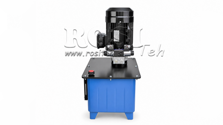 MINI HYDRAULIKAGGREGAT 380V AC (4 kW) - 8 cc - 12 lit/min - TANK 40 lit