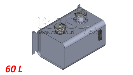 CUVE EN MÉTAL 60 LITRES 310X380X560MM