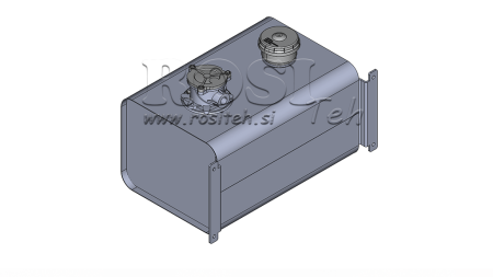 CUVE EN MÉTAL 60 LITRES 310X380X560MM