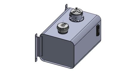 METALLTANKDECKEL 60 Lit 310x380x560mm